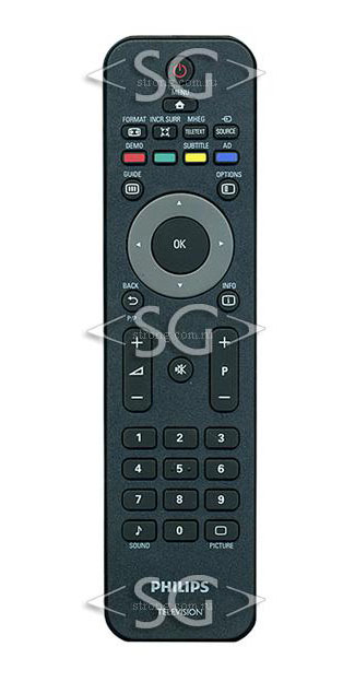 Пульт дистанционного управления для PHILIPS 2422 549 02454 (RC4747, 996510021923) /orig./